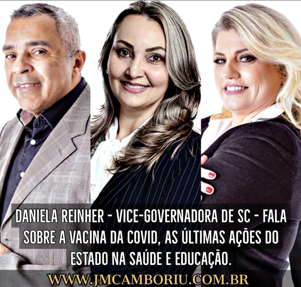 Vice-governadora Daniela Reinerh nesta quarta-feira no JM na 105.9FM