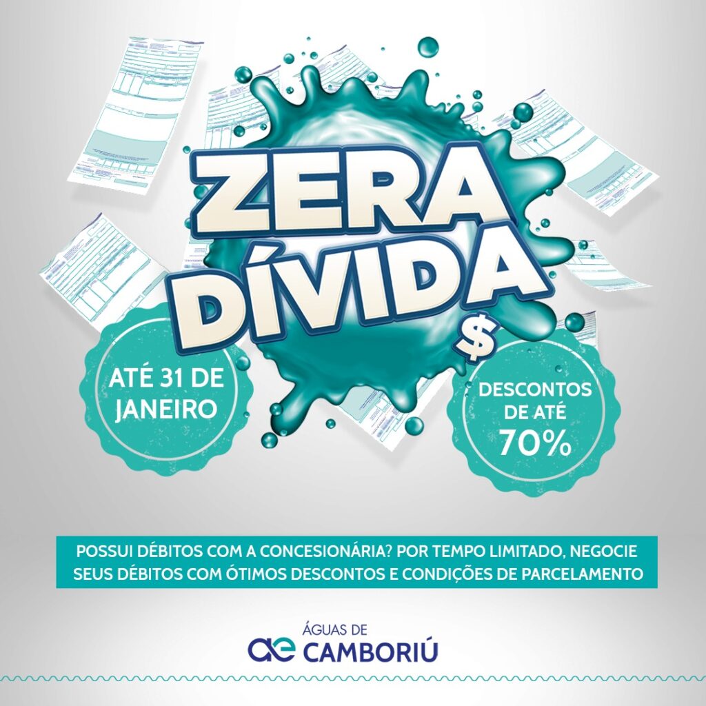 Águas de Camboriu realiza campanha “Zera Dívida”