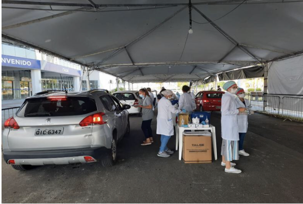 Itajaí imunizou 200 idosos neste sábado