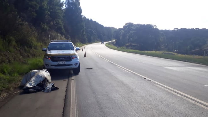 Em Lebon Régis corpo é encontrado dentro de um carrinho de mão às margens da SC-120