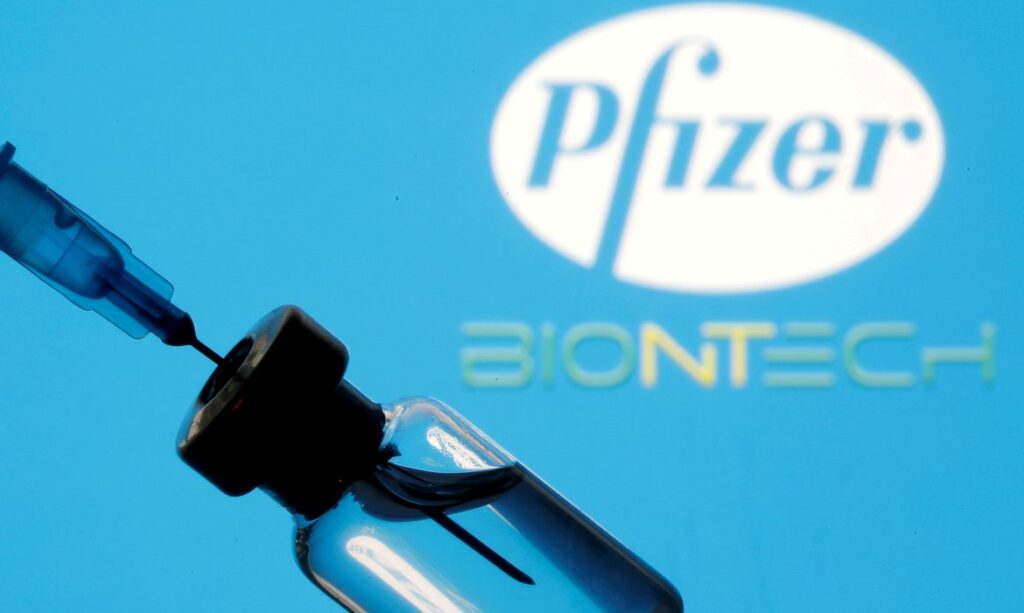 Mais 628 mil vacinas da Pfizer chegaram ao Brasil na quarta-feira a noite