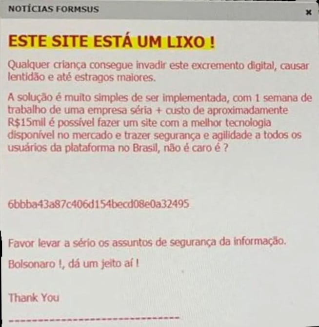 Site do STF fica fora do ar após suposto ataque hacker