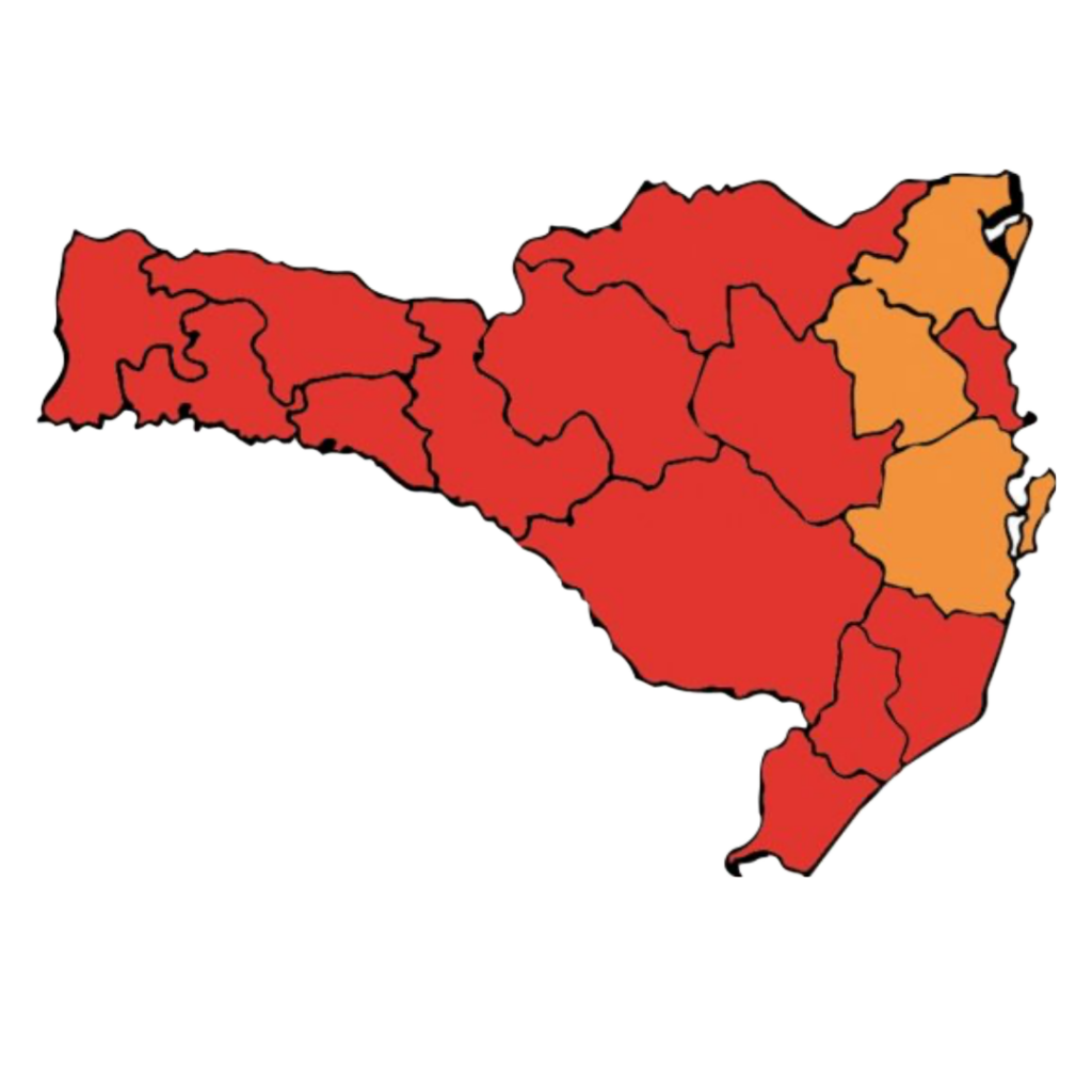 Matriz de risco aponta 13 regiões em risco gravíssimo e outras três em situação grave