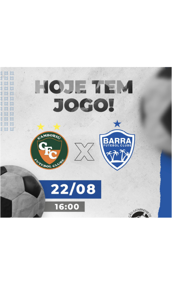 Neste domingo um clássico do futebol: Camboriú e Barra se enfrentam pelo Campeonato Catarinense