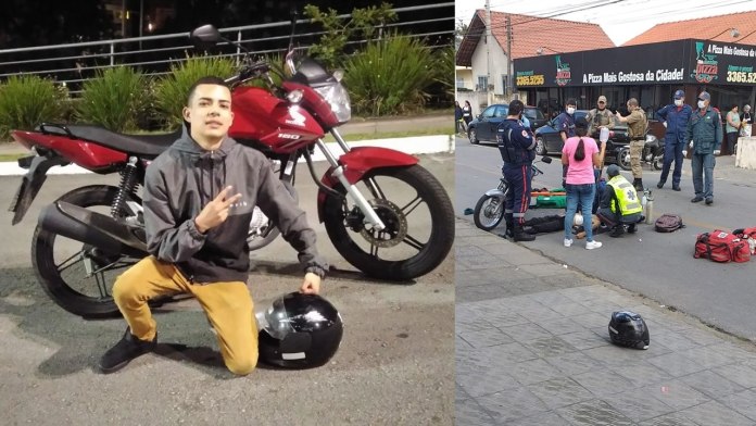 Motociclista morre em acidente no centro de Camboriú