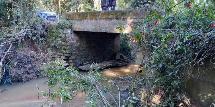 Pontes do Braço e Rio Pequeno serão construídas no lugar das duas que foram danificadas com as fortes chuvas desse ano