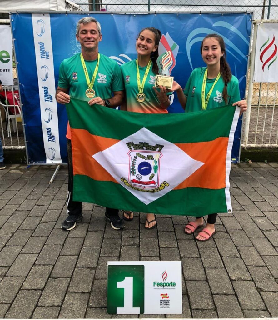 Dupla de Camboriú é campeã na Olimpíada Estudantil Catarinense