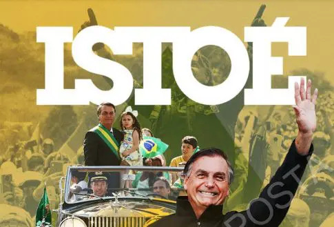 União pede direito de resposta a IstoÉ por capa que liga Bolsonaro a Hitler