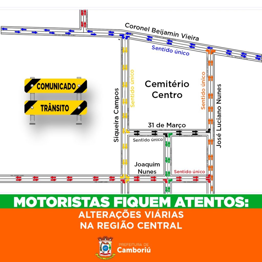 Motoristas fiquem atentos: Alterações viárias na região Central