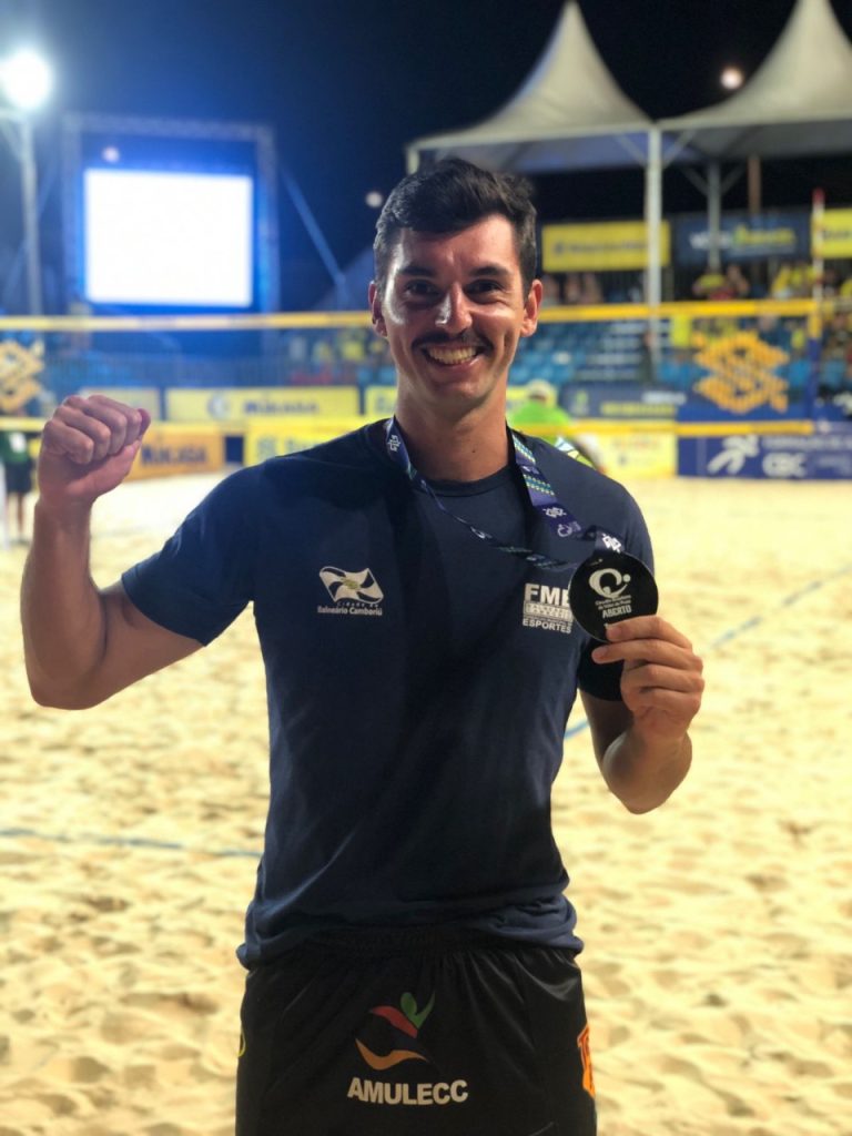 Atleta de BC conquista o pódio no Circuito Brasileiro de Vôlei de Praia