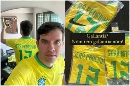 Será…… brasileiro compra camisas do Brasil num site chinês e se surpreende ao receber a encomenda