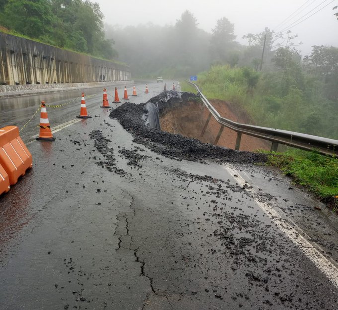 Confira a situação das estradas em Santa Catarina após as chuvas