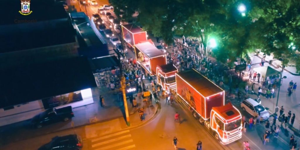 Caravana da Coca-Cola iluminará Camboriú com a magia natalina