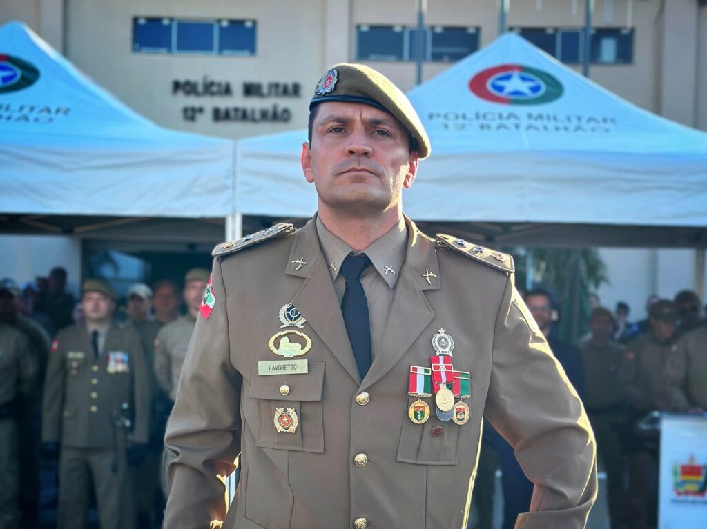 Major Márcio assume o 12°Batalhão da PM de Balneário Camboriú