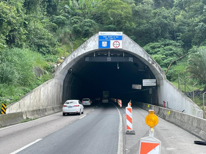 Túnel do Morro do Boi terá interdição para serviços no sistema de incêndio